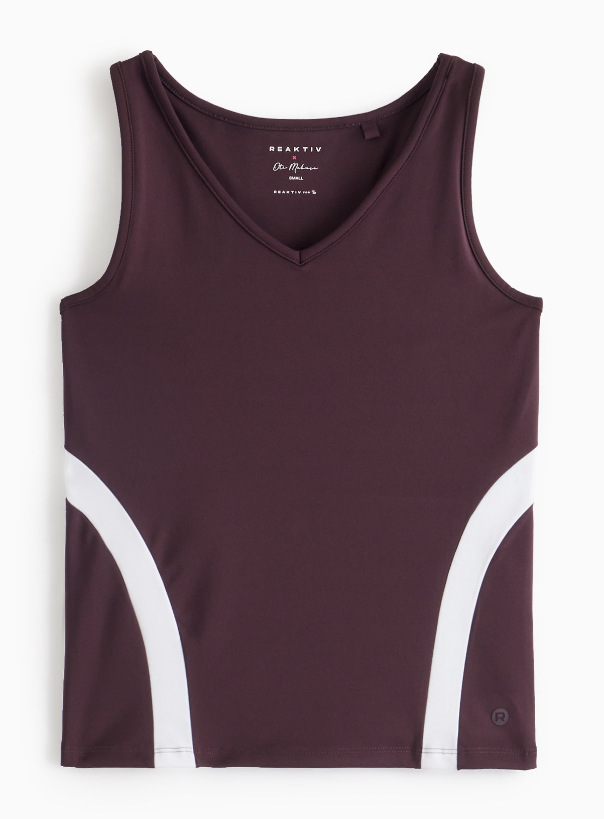 REAKTIV Plum Training Colourblock Built In Support Vest XL - Image 4 thumbnail